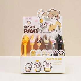 Карандаш вечный авт. подарочный "deVENTE. Cat Paw" с декор эл, d=2 мм, с наконечн из спец металл сплава - заменяет 300 обычных карандашей, синяя, асс 6 диз 5010418