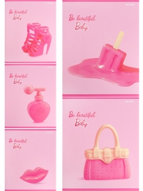 Тетрадь КЛЕТКА 48л. BE BEAUTIFUL (48-9048) цвет.мел.обл., матов. ламин., выб. лак