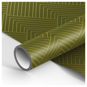 Упаковочная бумага глянц. 70*100см, MESHU "Olive tone", 90г/м2 MS_46399