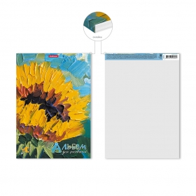 Альбом для рисования на клею ErichKrause® Flowers, А4, 40 листов 54344