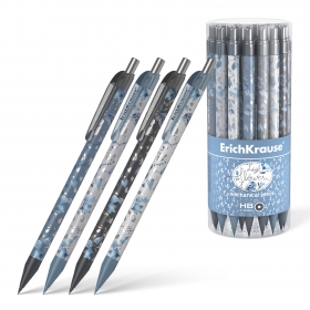 Карандаш механический ErichKrause® Frozen Beauty 0.5 мм, НВ (в тубусе по 24 шт.) 55279