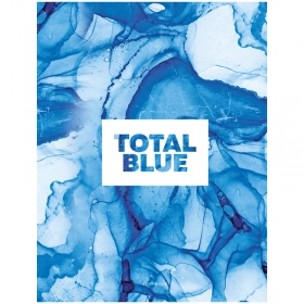 Тетрадь на кольцах А5, 240л., BG "Total blue", с разделителями, матовая ламинация ТТ5к240_лм 8866