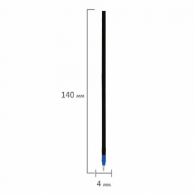 Стержень шариковый масляный PENSAN "My-Tech" 140 мм, СИНИЙ, узел 0,7 мм, линия 0,35 мм, 2240/R
