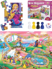 Игра -ходилка+пазл. ПРИНЦЕССЫ (арт.ИН-8205)