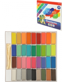 Пластилин классический, 36 цветов (ПЛ-0128), 480г.
