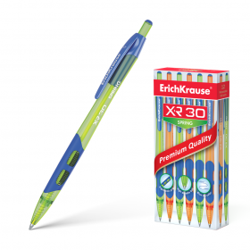 Ручка шариковая автоматическая ErichKrause® XR-30 Spring, цвет чернил синий (по 12 шт.) 43622