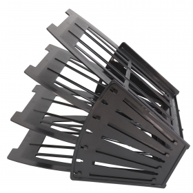 Лоток для бумаг универсальный ( 3 отдел.) черный (8) 9С159