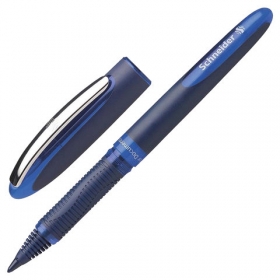Ручка-роллер SCHNEIDER "One Business", СИНЯЯ, корп.темно-син, уз 0,8 мм, л.п. 0,6 мм, 183003
