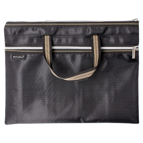 Портфель текстильный "Darvish" А4 на молнии + карман на молнии DV-6656