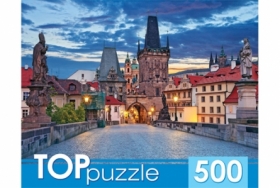 TOPpuzzle.ПАЗЛЫ 500 элементов. ГИТП500-4207 ПРАГА. КАРЛОВ МОСТ