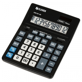 Калькулятор настольный Eleven Business Line, 12 разрядов, двойное питание, 155*205*35мм,  CDB1201-BK