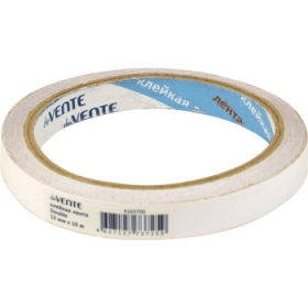 Клейкая лента двусторонняя "deVENTE" полипропиленовая основа 90 мкм, 12 ммx10 м, 4163700