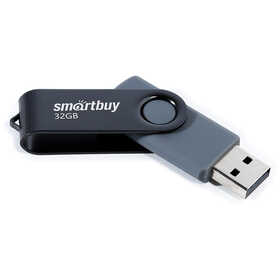 Память Smart Buy "Twist"  32GB, USB 2.0 Flash Drive, черный SB032GB2TWK