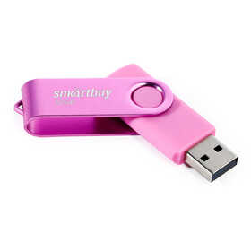 Память Smart Buy "Twist" 32GB, USB 2.0 Flash Drive, пурпурный SB032GB2TWP