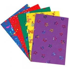 Фетр ArtSpace, А4, 5л., 5цв., 2мм, тиснение фольгой Фц5_38042