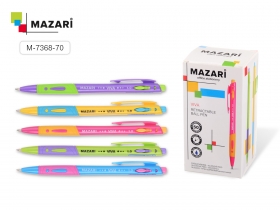 Ручка шариковая автоматическая VIVA, СИНЯЯ, 1.0 мм, стержень 107мм, M-7368-70