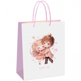 Пакет подарочный 26*32*12см MESHU "Pretty",  глянцевая ламинация MS_61608