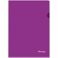 Папка-уголок А4 180мкм, прозрачная фиолетовая AGp_04107
