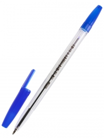 Ручка шариковая, синяя, (НР-2808) d=0,7 мм, с проз корп, НР-2808 син