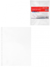 Папка-вкладыш с перфорацией А4+ глянцевая (ВП-8932) 100 мкм, 50 шт