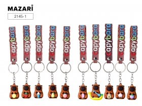 Брелок КАПИБАРА, ассорти 10 дизайнов 2145-1