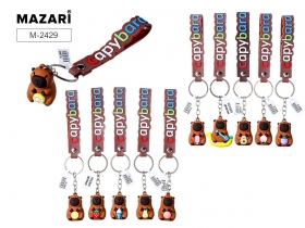 Брелок КАПИБАРА 4*3 см, 12 дизайнов в ассортименте, ОПП-упаковка M-2429