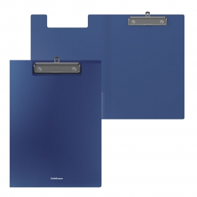 Папка-планшет пластиковая ErichKrause® Diamond Original, A4, синий (в пакете по 4 шт.) 50147