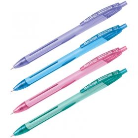 Ручка шариковая автоматическая Berlingo "Hyper XS", синяя, 0,5мм, ассорти CBm_50902