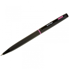 Ручка шариковая подарочная Berlingo "Color zone", розовый акцент, 0,7мм, синяя, повор, CPs_70506