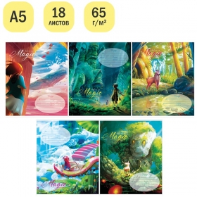 Тетрадь 18л., линия ArtSpace "Рисунки. Magic", эконом Т18лС_43266