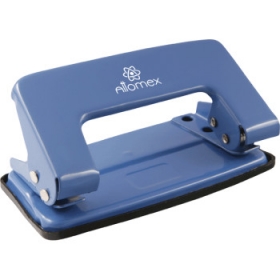 Дырокол "Attomex" (10 листов) металлический, в картонной коробке, синий 4020302