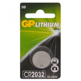 Батарейка GP CR2032 (DL2032) литиевая, BC5 GP CR2032-7CR5/GP CR2032-