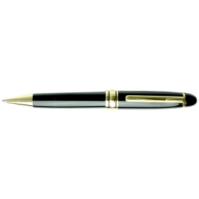 Ручка подар. син. "Darvish" корпус черный с золотистой отделкой в футляре DV-3294