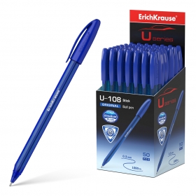 Ручка шариковая СИНЯЯ, 1,0мм, ErichKrause® U-108 Original Stick, Ultra Glide Technology, 47595