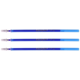 Стержень гелевый 128мм, синий, со стираемыми чернилами, "Darvish", DV-9607