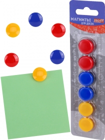 Набор магнитов для досок (МН-0105) d=20, 6шт МН-0105