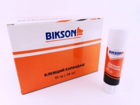 Клей-карандаш 15 гр, PVA ТМ "BIKSON", арт.BN0465