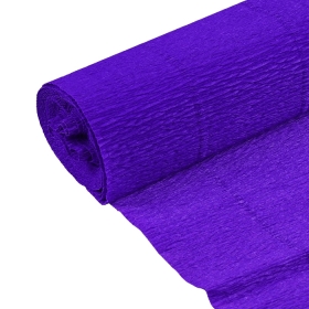 Бумага гофрированная поделочная 50см*250см фиолетовая DV-12563-19