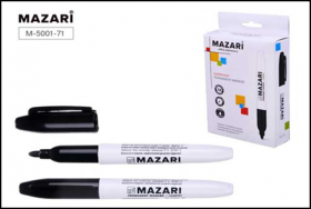 Маркер перманентный 2мм, ЧЕРНЫЙ, HARMONY, пулевидный, M-5001-71