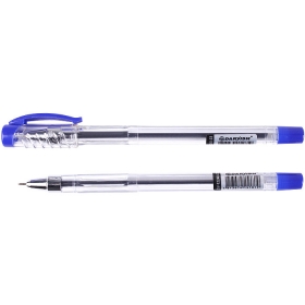Ручка шар. синяя "Darvish" на масляной основе корпус прозрачный DV-12248-03