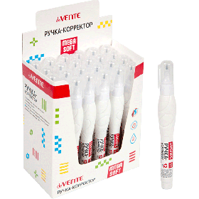 Ручка-корректор "deVENTE. Ultra Touch" 12 мл, быстросохнущая, трубчатая система подачи 4061113