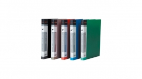 Папка на 4 кольцах А4, корешок 25мм, 950мкм, пластик, желтая, арт. US-2012/4R yellow; Китай