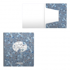 Папка на резинке A5+ пласт ErichKrause® Frozen Beauty, (в пакете по 4 шт.) 54101