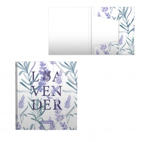 Папка на резинке A5+ пласт ErichKrause® Lavender,  (в пакете по 4 шт.) 56681