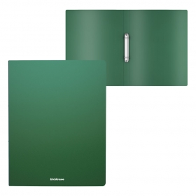Папка на 2 кольцах пласт. ErichKrause® Matt Classic, 24мм, A4, зеленый (в пакете по 4 шт.) 49966