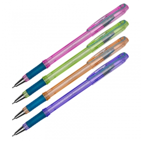 Ручка шариковая Berlingo "I-10 Color" 0,4мм, синяя, корпус ассорти CBp_40015