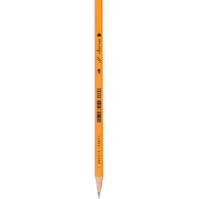 Карандаш ч/г "Attomex" HB, 2 мм, круглый, без ластика, заточенный,  корпус желтый 5032100