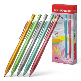 Карандаш механический ErichKrause Spring 0.7 мм, HB (в коробке 12 шт.) 56012