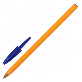 Ручка шар. BIC Orange, СИНЯЯ, корпус оранжевый, узел 0,8мм, линия письма 0,3мм, 8099221