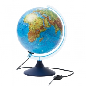 Глобус физико-политический Globen, 25см, интерактивный, с подсветкой на круглой подставке INT1250028